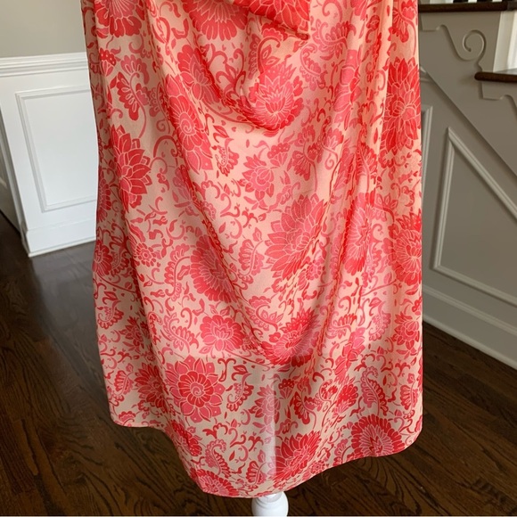 Cabi Vita Sleeveless Pink Tan Sheer Top Size Medium - Picture 7 of 10